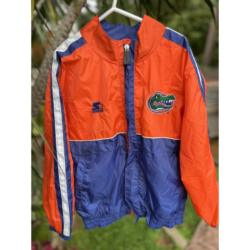Starter Florida Gators Vintage‎ Windbreaker Jacket Boys Kids Unisex Youth Size 7